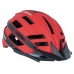 Zakpro Uphill Series Inmold MTB Cycling Helmet With Rear LED flicker lights Red