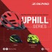 Zakpro Uphill Series Inmold MTB Cycling Helmet With Rear LED flicker lights Red