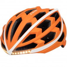 Zakpro Urban Series Smart Turn Signal With Integrated Technology Cycling Helmet Orange