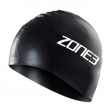 Zone3 Silicone Swimming Cap Black