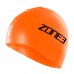 Zone3 Silicone Swimming Cap Hi-viz Orange