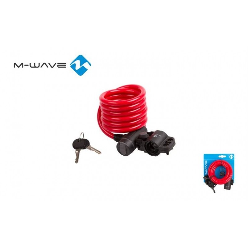 M-Wave Bicycle Key Lock (10X1800mm)