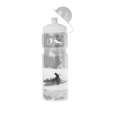 M-Wave PBO 400ml Thermo Water Bottle Transparent White